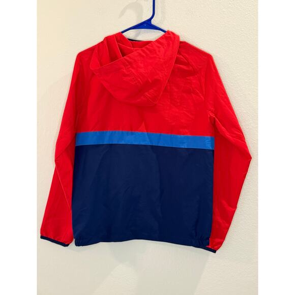 Vineyard Vines Performance Youth On The Go Packable Windbreaker Sz L Hooded - Picture 4 of 7